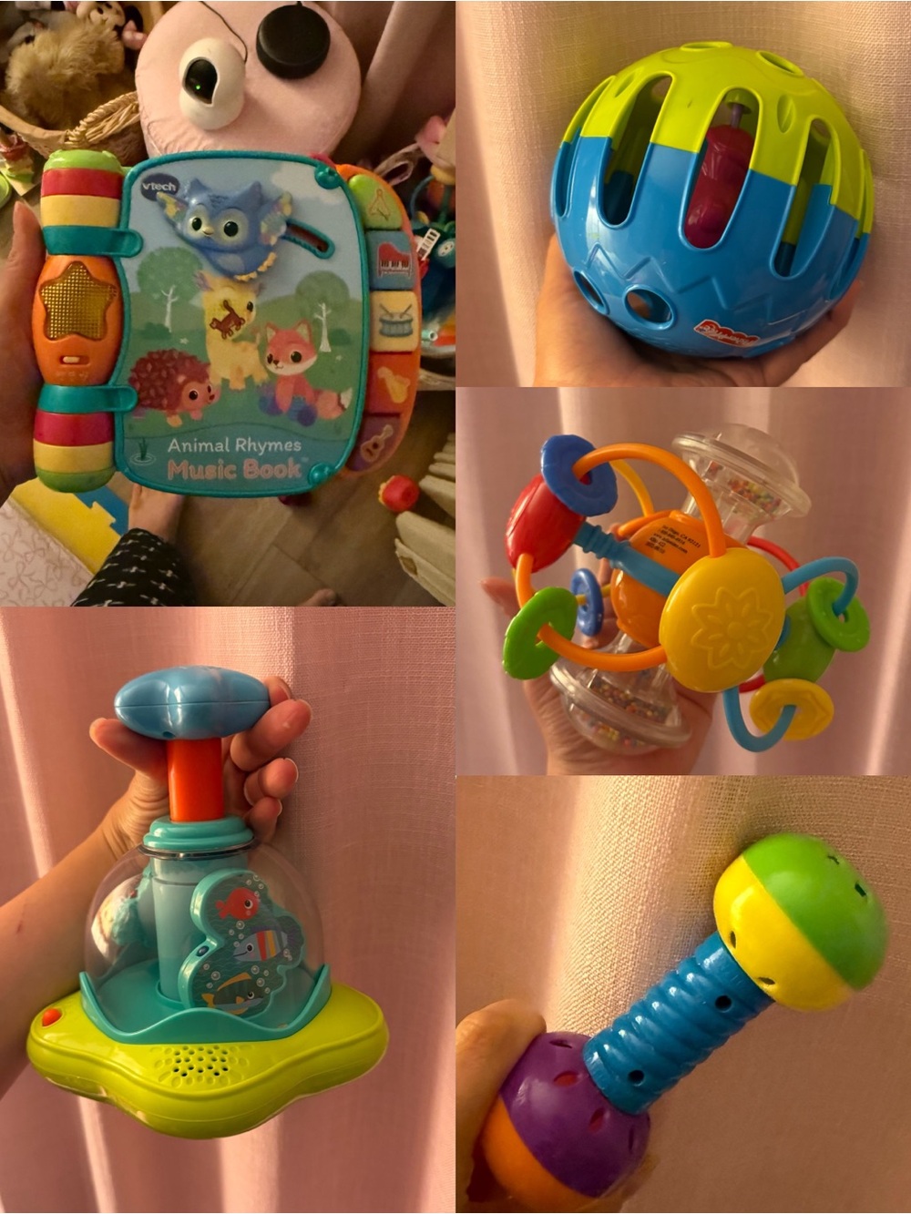 5 interactive infant baby toys